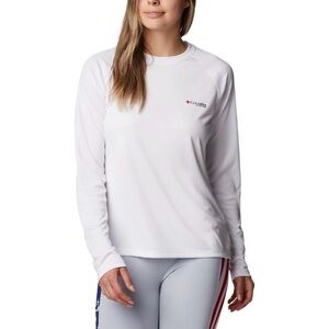 Columbia Women's Classic White Long Sleeve Tee